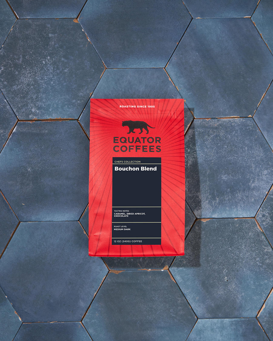 Bouchon Blend | Bouchon Bakery Coffee | Coffee Bag Backdrop | Equator Coffees