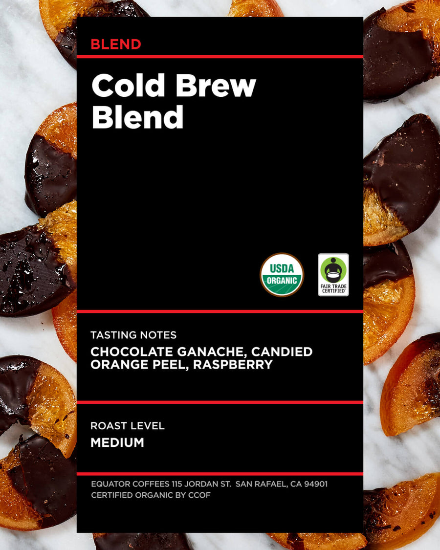 Cold Brew Blend Coffee | Cold Brew Coffee | Cold Brew Recipe | Equator Cold Brew | Medium Roast Blend | Equator Coffees