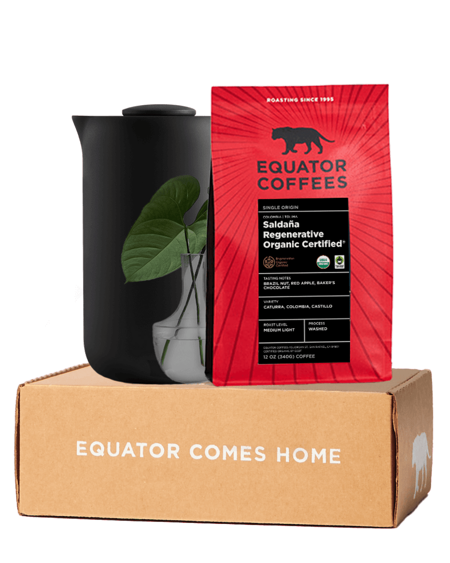 Curated Fair Trade Organic Coffee Subscription | Fair Trade Coffee Subscription | Certified Organic Coffee Subscription | Sustainable Coffee Subscription | 12oz Bag of Whole Bean Coffee | Equator Coffees