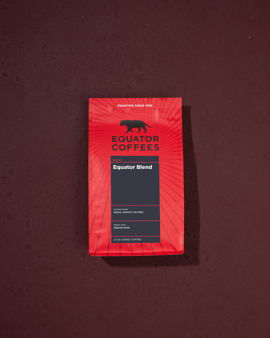 Equator Blend | Our Namesake Blend | Coffee Bag Backdrop | Equator Coffees