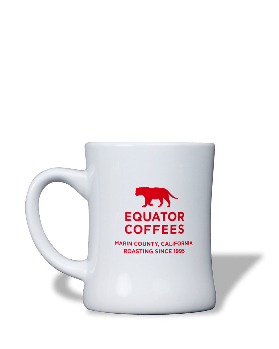 Equator Diner Mug | California Diner Mug | Equator Coffees Diner Mug 14oz | Marin County, California Roasting Since 1995