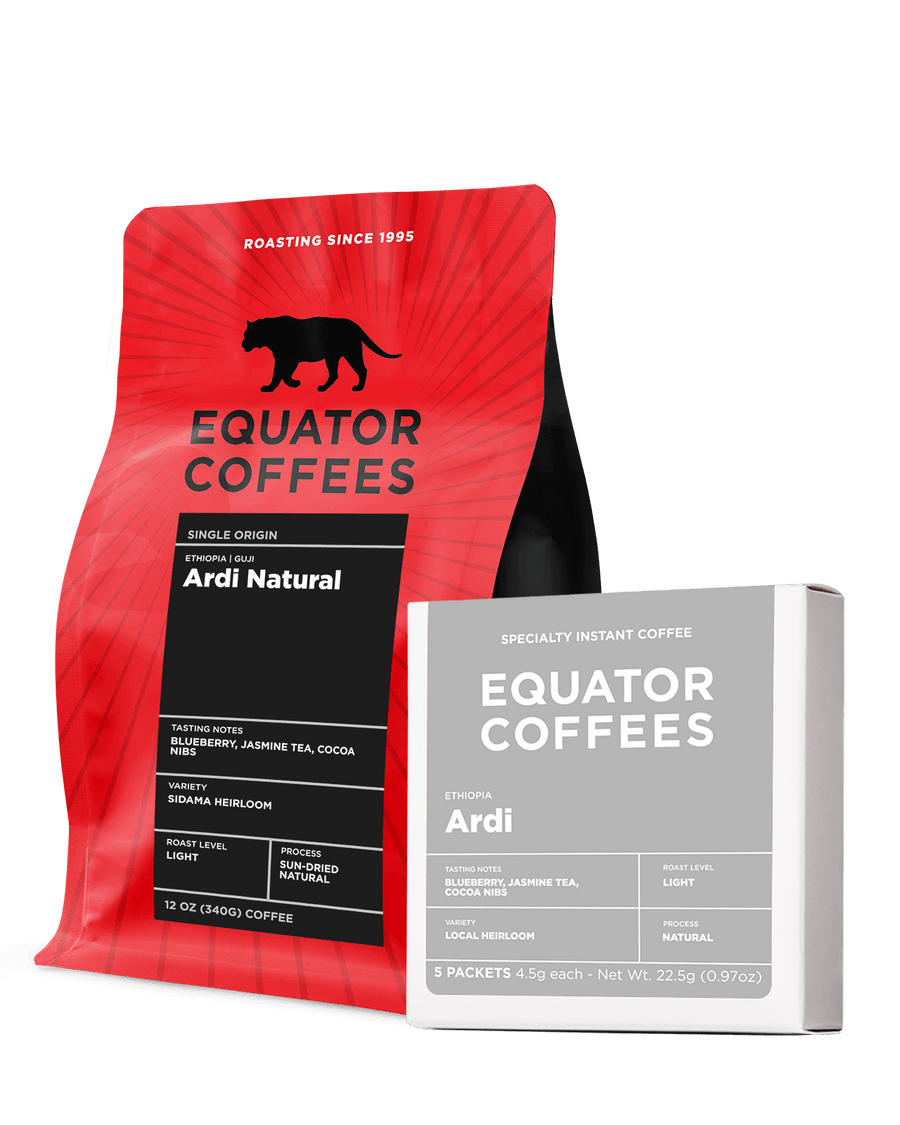 Ethiopia Coffee Set | Ethiopia Ardi Natural and Instant Coffee | Equator Coffees