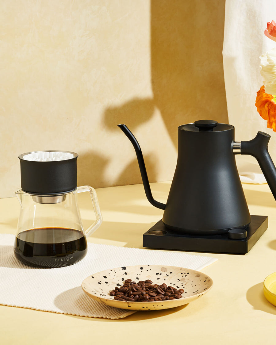 Fellow Stagg EKG Electric Kettle | Coffee Pourover Kettle | The beautiful design of the Stagg EKG | Equator Coffees