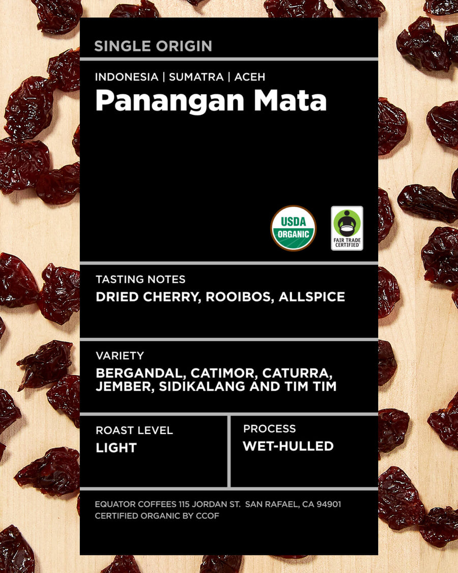 Sumatra Panangan Mata Fair Trade Organic